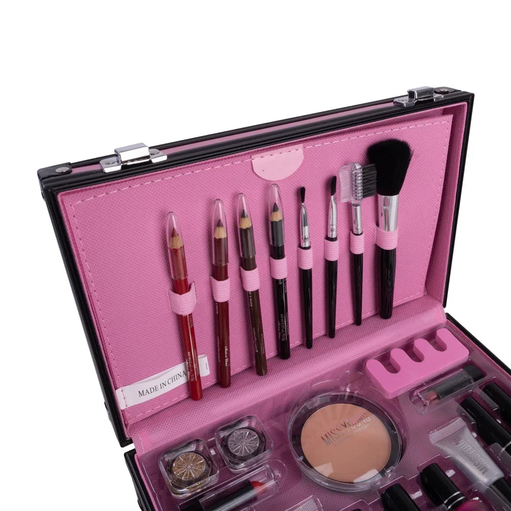 Professional Makeup Set Box Suitcase Make up Kit Lipstick Makeup Brushes Nail Polish Set Cosmetic For Makeup Eyeshadow Palette