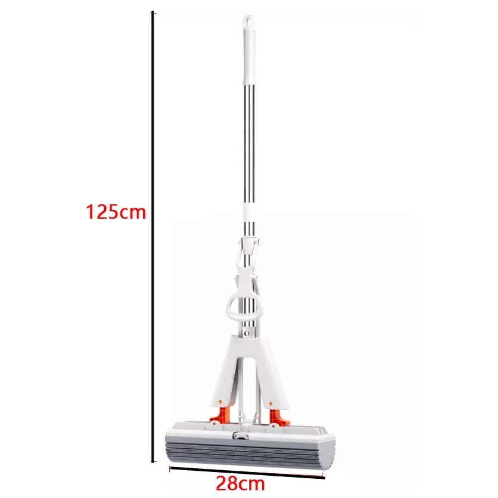 Foldable Foam Mop For Cleaning Wooden Floors Walls And Ceilings Without The Need For Hand Washing Foldable Mop Cleaning Tools