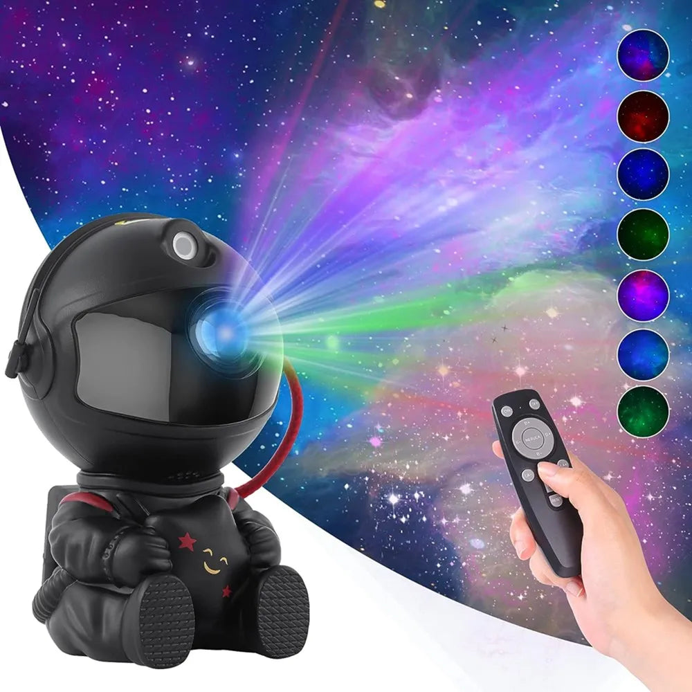 Astronaut Star Projector Night Light with Remote Control 360 Adjustable Design Bedroom Nebula Galaxy Projector Lights Kids Gift