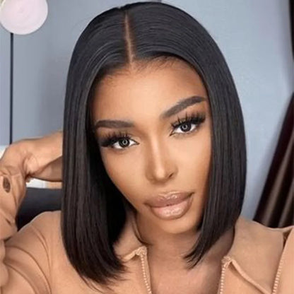 Hot Sale Short BOB Wig T Part Side Part Bob Wigs Lace Frontal Cuticle Aligned Pre Plucked Brazilian Human Hair for Black Women